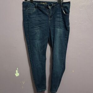 Rue21 Women's Dark Blue Skinny Jeans